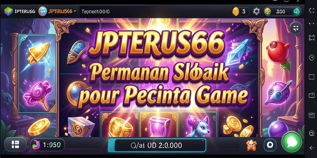 Tampilan grafis memukau dari gameplay Slot JPTERUS66.