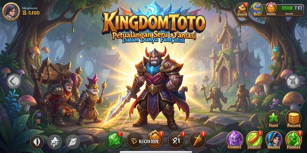 Tangkapan layar gameplay KINGDOMTOTO menunjukkan petualangan seru yang mendebarkan.