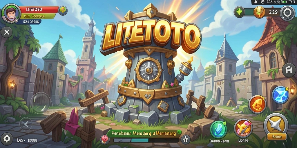 Gambaran gameplay LITETOTO dengan strategi Tower Defense yang mendalam.